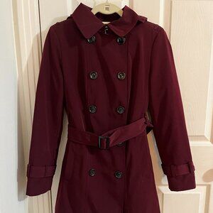 Calvin Klein Women's Belted Jacket with Removal Hood and Liner